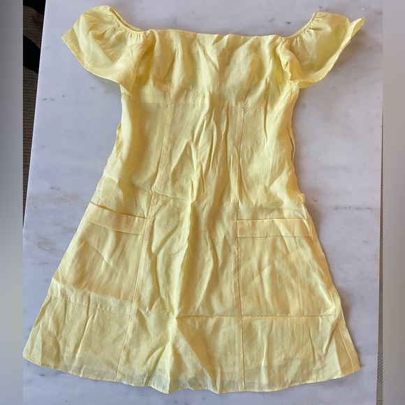 Zara Off The Shoulder Mini Dress Size Small - Picture 3 of 10